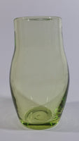 Lime Green Glass 6" Tall Flower Vase