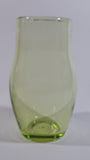 Lime Green Glass 6" Tall Flower Vase