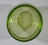 Lime Green Glass 6" Tall Flower Vase