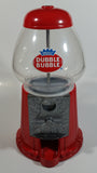 Dubble Bubble Gumball Candy Dispenser Machine Coin Bank Metal with Plastic Globe 11" Tall