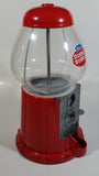 Dubble Bubble Gumball Candy Dispenser Machine Coin Bank Metal with Plastic Globe 11" Tall