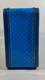 2010 Peyo The Smurfs Smurfette Blue Embossed Tin Metal Lunch Box