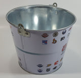 Molson Canadian Coors Light Beer NHL Ice Hockey Team Logos Metal Pail Ice Bucket