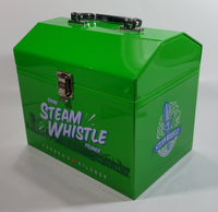 Drink Steam Whistle Pilsner Canada's Pilsner Beer Bright Green Metal Lunch Box