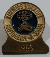 1986 Timmins Ontario Kiwanis Motorbike-A-Rama Metal and Enamel Lapel Pin