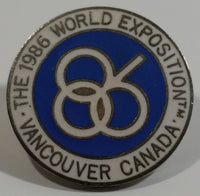 1986 The World Exposition Vancouver, B.C. Canada Round Metal and Enamel Lapel Pin