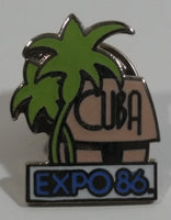 1986 Vancouver Exposition Expo 86 Cuba Enamel Metal Lapel Pin