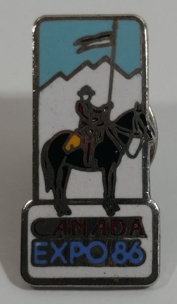 1986 Vancouver Exposition Expo 86 Canada RCMP Enamel Metal Lapel Pin