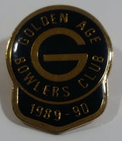 1989-90 Golden Age Bowlers Club Bowling Award Metal Lapel Pin