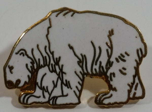 Polar Bear Shaped Enamel Metal Lapel Pin