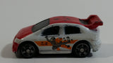 Mega Bloks Streetz Red and White Miniature Plastic Die Cast Toy Car Vehicle