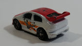 Mega Bloks Streetz Red and White Miniature Plastic Die Cast Toy Car Vehicle
