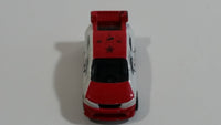 Mega Bloks Streetz Red and White Miniature Plastic Die Cast Toy Car Vehicle