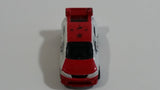 Mega Bloks Streetz Red and White Miniature Plastic Die Cast Toy Car Vehicle