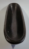 Dark Brown 14" Long Heavy Pottery Dish