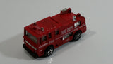 Vintage PlayArt Fire Tender Fire Truck Red Die Cast Toy Car Vehicle - Made in Hong Kong