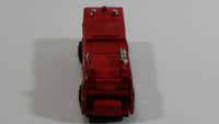 Vintage PlayArt Fire Tender Fire Truck Red Die Cast Toy Car Vehicle - Made in Hong Kong