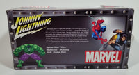 2002 Johnny Lightning Marvel Character Cars Spider-Man Viper, Wolverine Mustang, Hulk Dodge Ram Die Cast Toy Car Vehicles New in Box