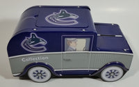 Vancouver Canucks NHL Ice Hockey Team Delivery Van Car Shaped Tin Metal Coin Bank