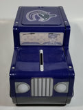 Vancouver Canucks NHL Ice Hockey Team Delivery Van Car Shaped Tin Metal Coin Bank