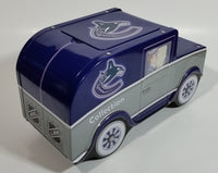 Vancouver Canucks NHL Ice Hockey Team Delivery Van Car Shaped Tin Metal Coin Bank