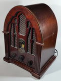 1989 GE General Electric Reproduction Wood Cased Cathedral AM/FM Radio 7-4100JA