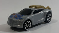 MotorMax Fantasy Car Grey Pullback Motorized Friction Plastic Die Cast Toy Car Vehicle