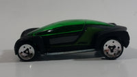 2008 Hot Wheels Hybrid Racers 2002 Autonomy Concept Black Die Cast Toy Car Vehicle with Removable Body