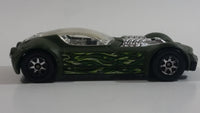 2007 Hot Wheels Camouflage Ballistik Olive Green Die Cast Toy Car Vehicle