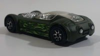 2007 Hot Wheels Camouflage Ballistik Olive Green Die Cast Toy Car Vehicle