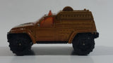 2007 Matchbox Pirates 4x4 Fire Truck Metalflake Copper Orange Brown Die Cast Toy Car Vehicle