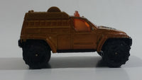 2007 Matchbox Pirates 4x4 Fire Truck Metalflake Copper Orange Brown Die Cast Toy Car Vehicle