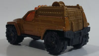 2007 Matchbox Pirates 4x4 Fire Truck Metalflake Copper Orange Brown Die Cast Toy Car Vehicle