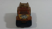 2007 Matchbox Pirates 4x4 Fire Truck Metalflake Copper Orange Brown Die Cast Toy Car Vehicle