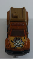 2007 Matchbox Pirates 4x4 Fire Truck Metalflake Copper Orange Brown Die Cast Toy Car Vehicle