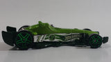 2008 Hot Wheels Hybrid Racers F-Racer Light Green Die Cast Toy Race Car Vehicle