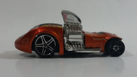 2006 Hot Wheels Big Blocks Twin Mill Hardnoze Metallic Orange Die Cast Toy Race Car Vehicle