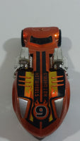 2006 Hot Wheels Big Blocks Twin Mill Hardnoze Metallic Orange Die Cast Toy Race Car Vehicle