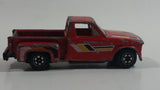 1980s Yatming Chevrolet LUV Stepside Pickup Truck Red No. 1700 Die Cast Toy Car Vehicle