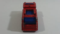 1982 Hot Wheels Fire Eater Red Fire Truck Die Cast Toy Car Vehicle - BW - Blue Lights