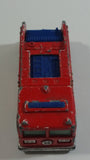 1982 Hot Wheels Fire Eater Red Fire Truck Die Cast Toy Car Vehicle - BW - Blue Lights