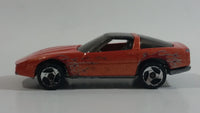 2001 Hot Wheels 1980 Corvette Pearl Orange Die Cast Toy Car Vehicle