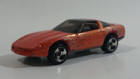 2001 Hot Wheels 1980 Corvette Pearl Orange Die Cast Toy Car Vehicle