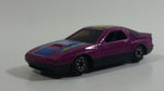 Yatming Mazda RX-7 Turbo Purple Super 8 No. 807 Die Cast Toy Car Vehicle