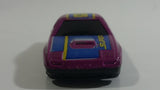 Yatming Mazda RX-7 Turbo Purple Super 8 No. 807 Die Cast Toy Car Vehicle