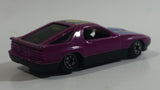 Yatming Mazda RX-7 Turbo Purple Super 8 No. 807 Die Cast Toy Car Vehicle