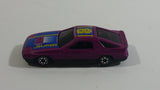 Yatming Mazda RX-7 Turbo Purple Super 8 No. 807 Die Cast Toy Car Vehicle