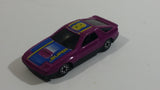 Yatming Mazda RX-7 Turbo Purple Super 8 No. 807 Die Cast Toy Car Vehicle