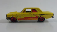 2007 Hot Wheels All Stars Ford Thunderbolt Yellow Die Cast Toy Muscle Car Vehicle