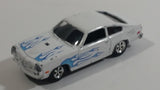 MotorMax No. 6130 American Graffiti 1976 Chevy Vega White with Blue Flames 1:60 Scale Die Cast Toy Muscle Car Vehicle